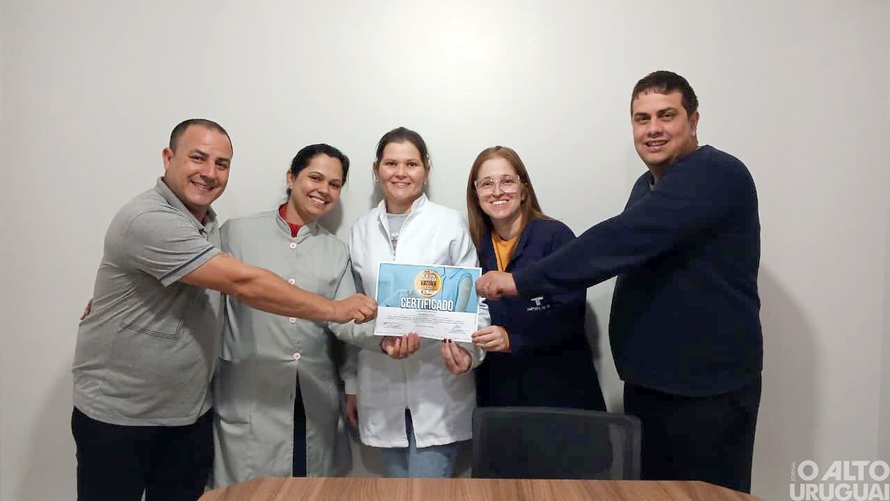 Ametista do Sul recebe Selo Ouro de Município Amigo da Vacina
