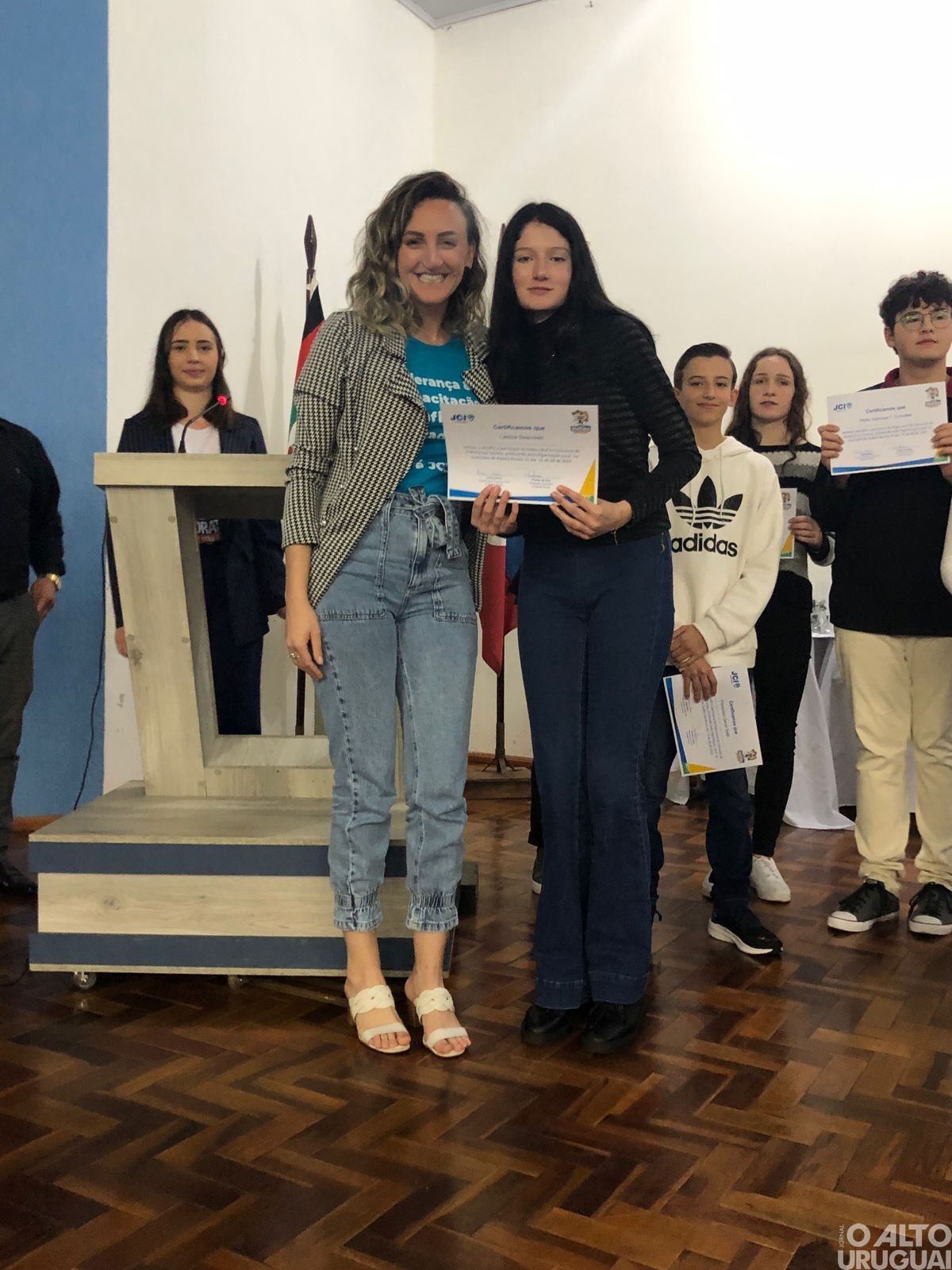 Estudantes de Rodeio Bonito participam da final do Concurso de Oratória nas Escolas