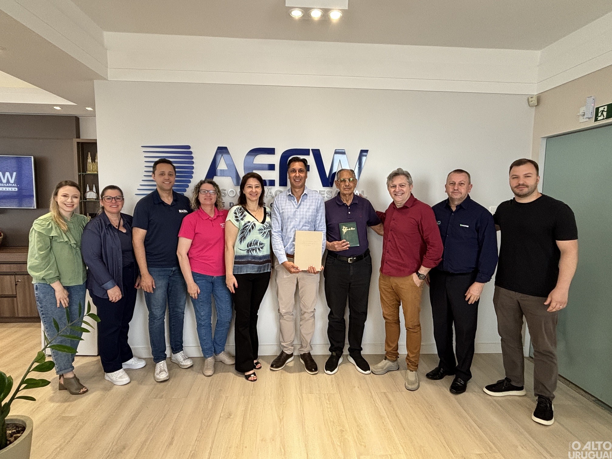 AEFW realiza encontro especial com o empresário Jayme José Locatelli