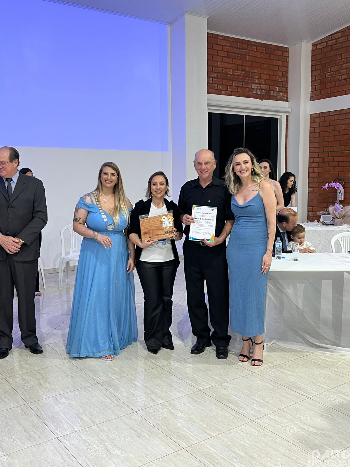 Jantar festivo com honrarias marca os 50 anos da JCI em Rodeio Bonito