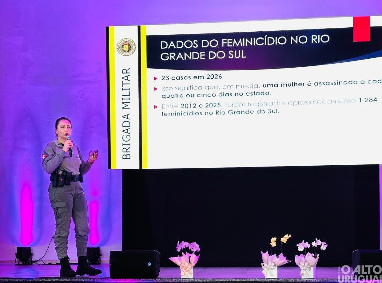 Brigada Militar realiza ações de conscientização sobre violência doméstica
