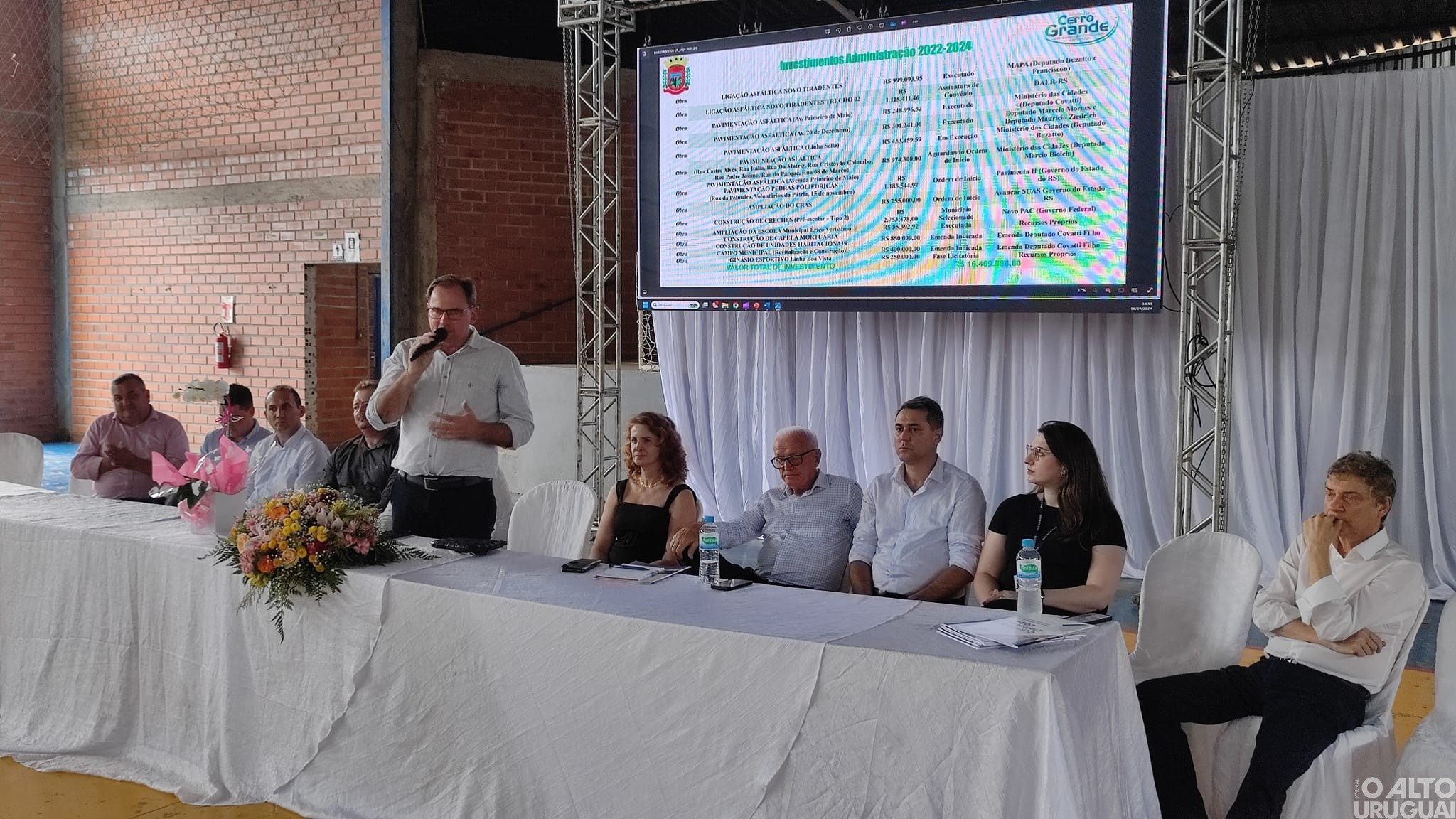 Cerro Grande comemora  investimentos de R$ 16 milhões em dois anos de gestão