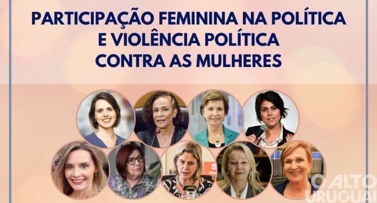 Evento sobre mulheres na política acontece na noite desta quarta-feira