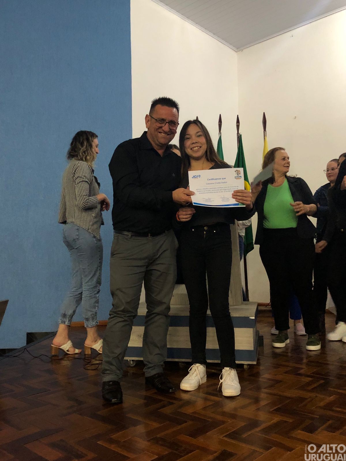 Estudantes de Rodeio Bonito participam da final do Concurso de Oratória nas Escolas