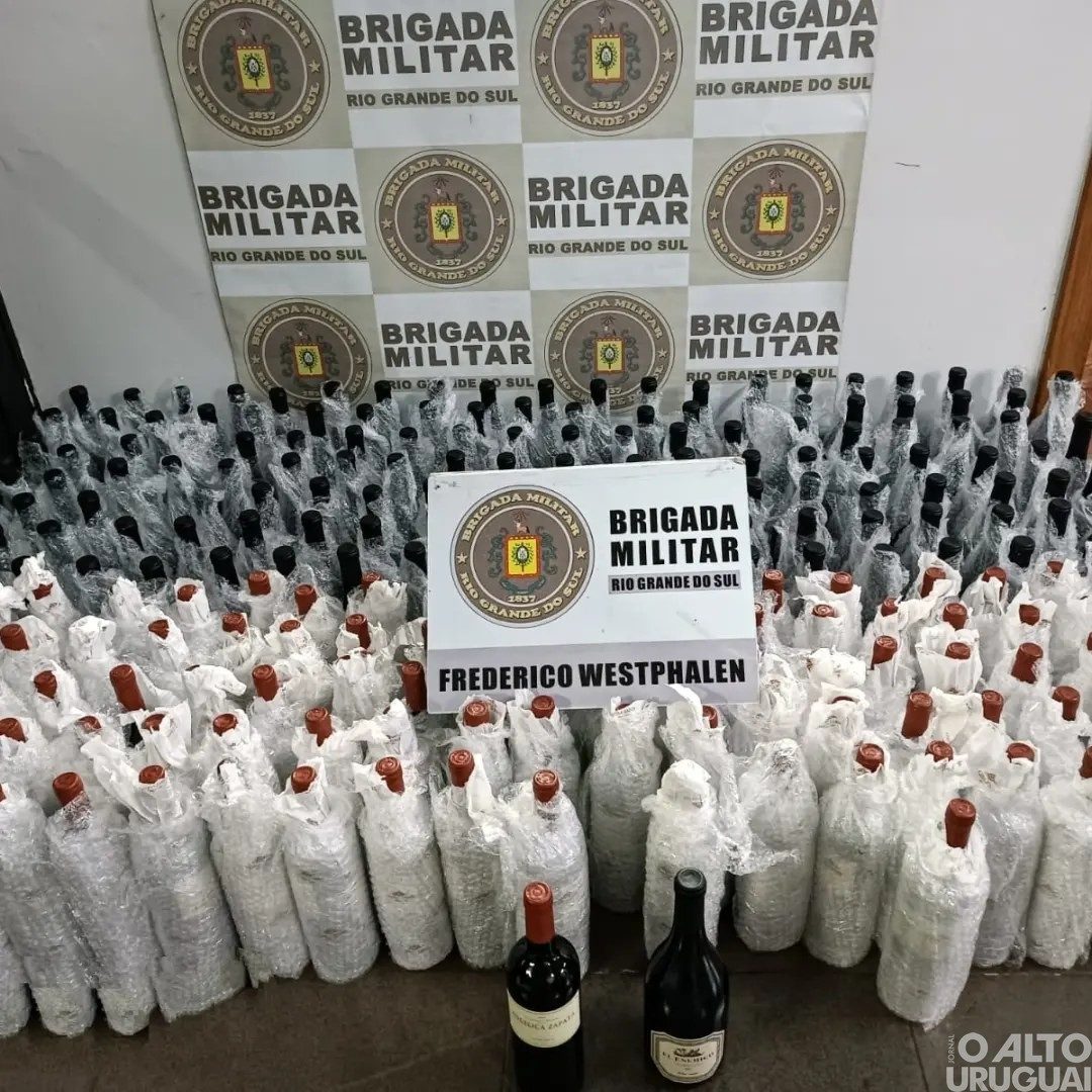 Produtos de descaminho são apreendidos em Frederico Westphalen