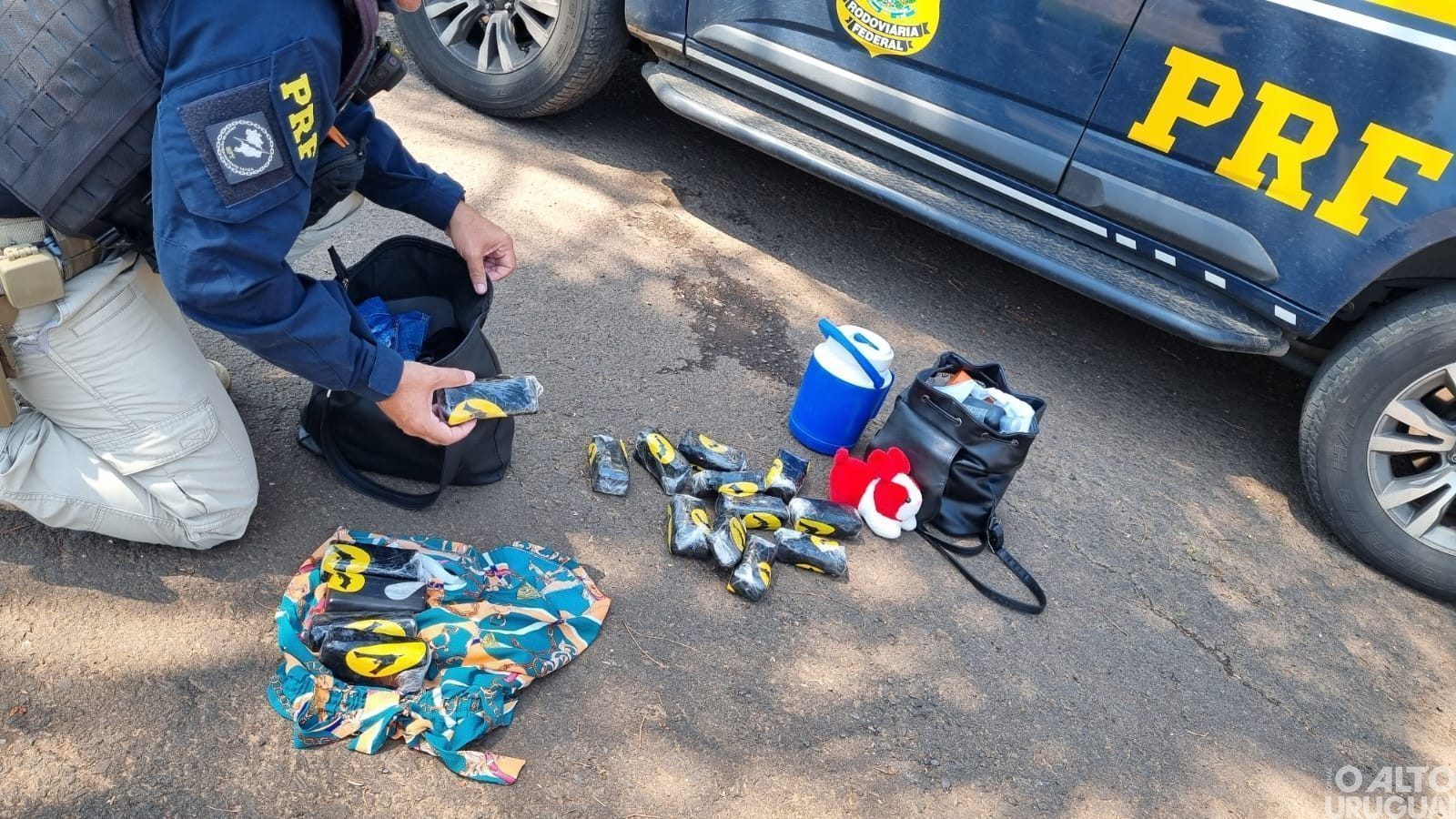 PRF apreende 4,5 quilos de cocaína na BR 386