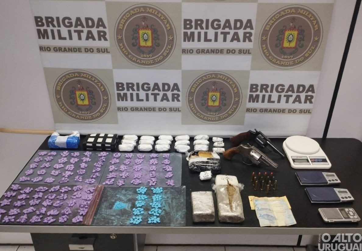 Polícia realiza uma prisão por tráfico de drogas em Seberi