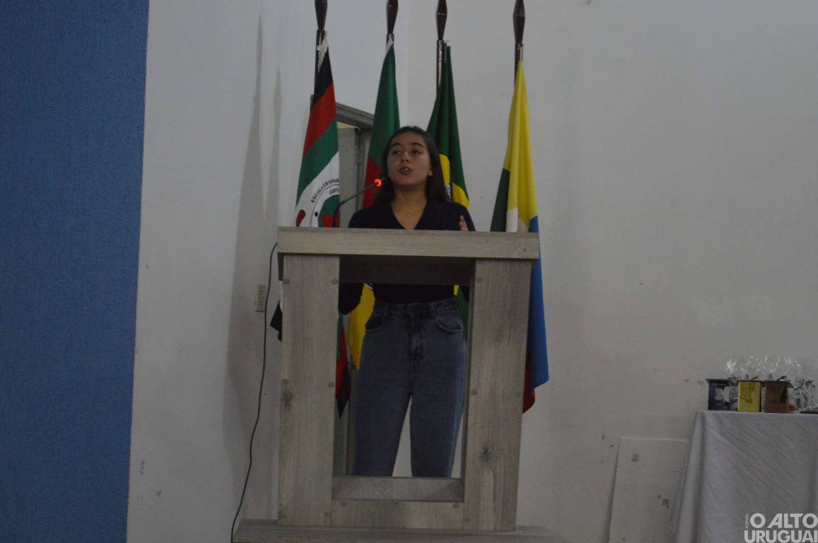 Estudantes de Rodeio Bonito participam da final do Concurso de Oratória nas Escolas