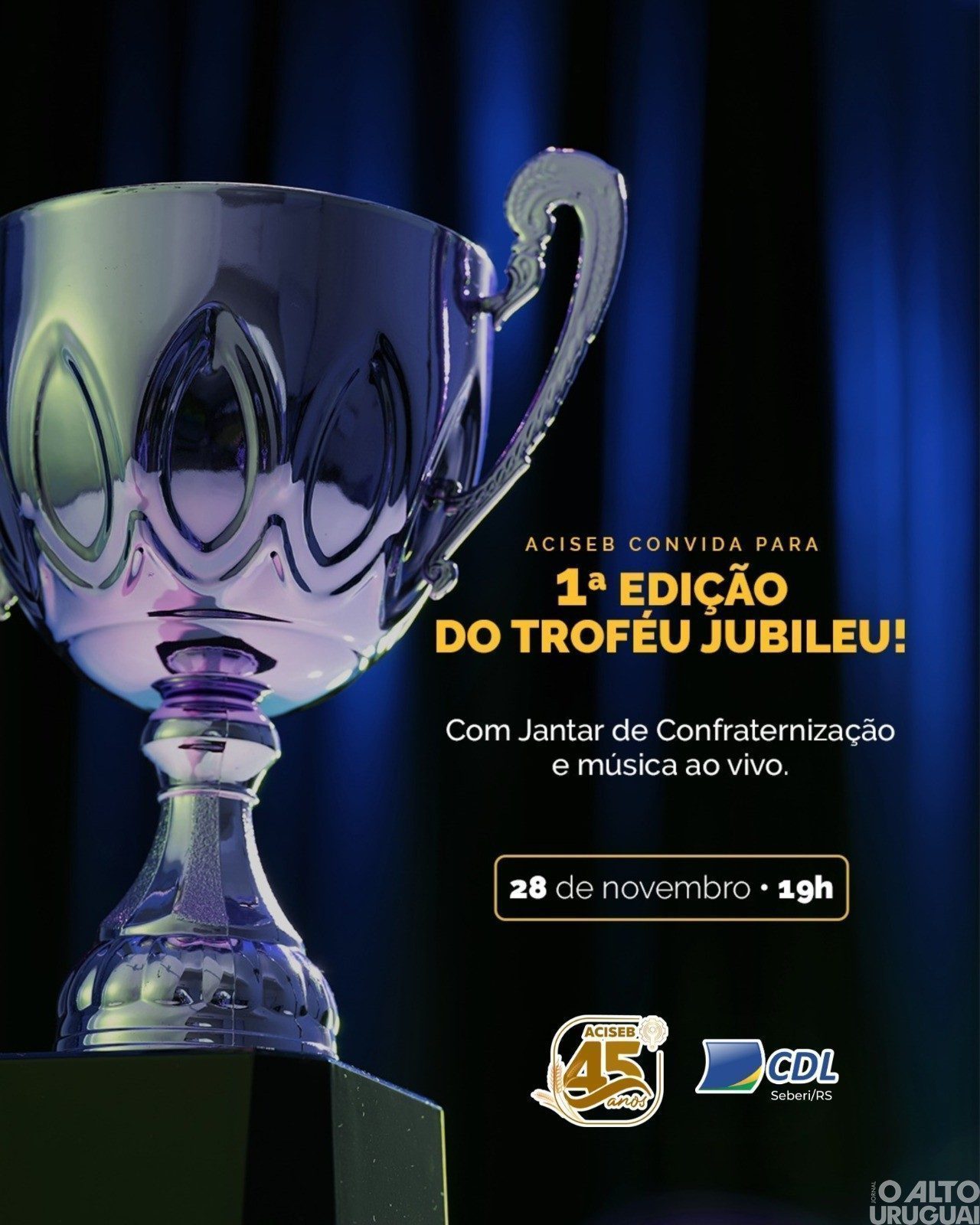 Aciseb realiza primeira edição do Troféu Jubileu nesta sexta-feira