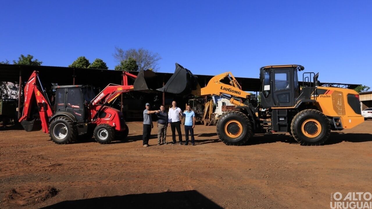 Secretaria de Obras de Novo Tiradentes conta com novas máquinas
