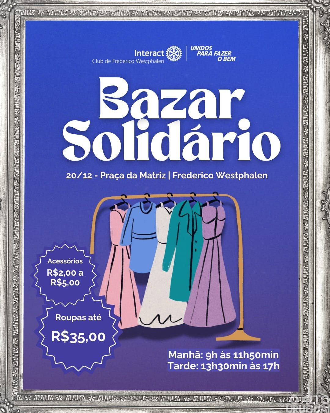 Interact Club promove Bazar Solidário em FW
