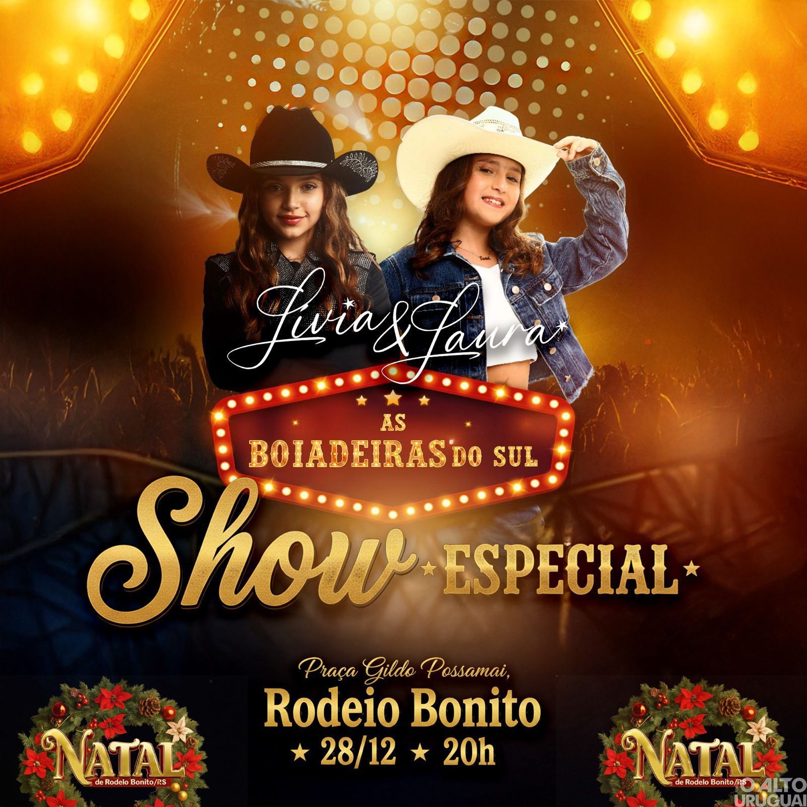 Boiadeiras do Sul estreiam show oficial na programação natalina de Rodeio Bonito