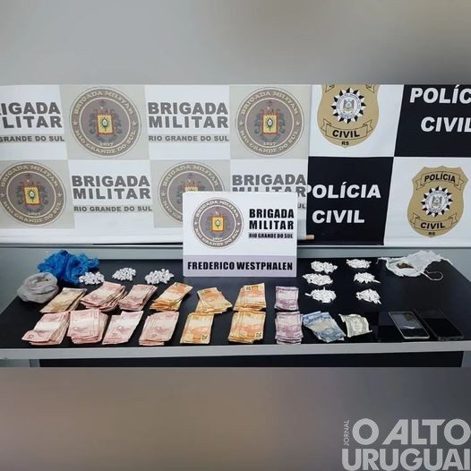 Mulher é presa por tráfico de drogas em Frederico Westphalen