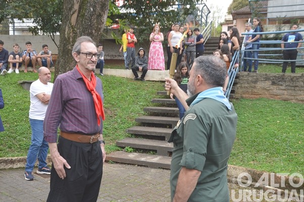Centelha do Fogo Simbólico da Pátria chega a FW