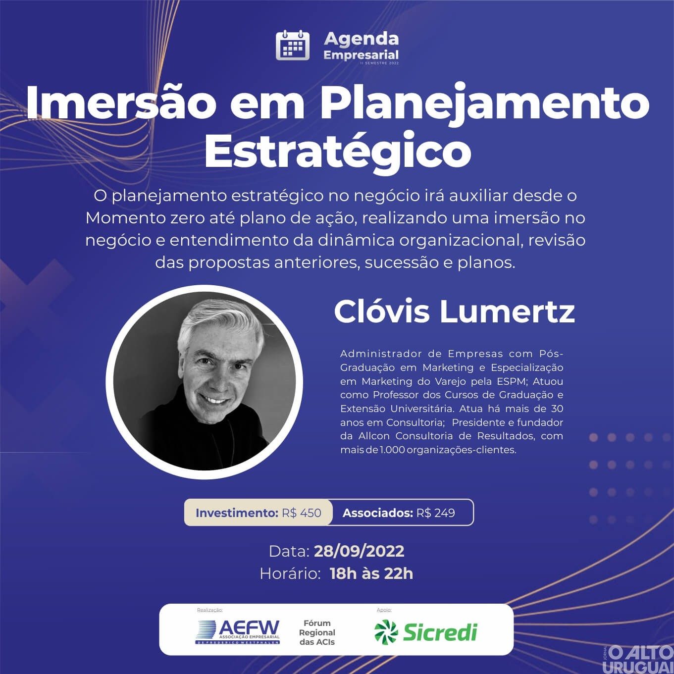 AEFW promove curso de Imersão em Planejamento Estratégico