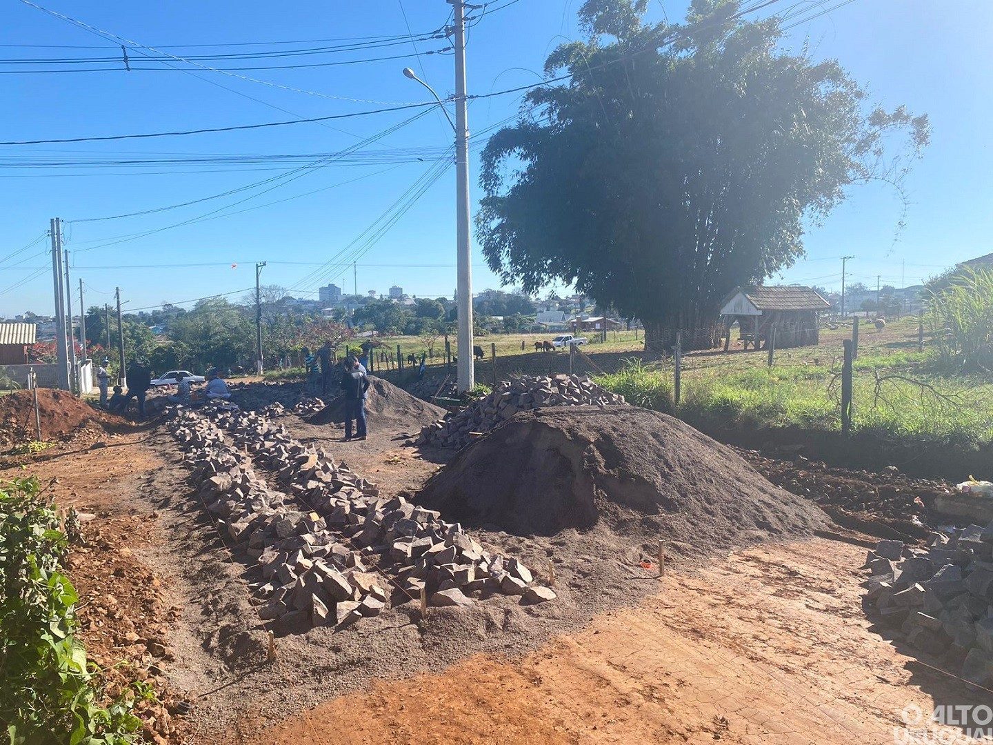 Executivo de Seberi investe mais de R$ 200 mil em pavimentação