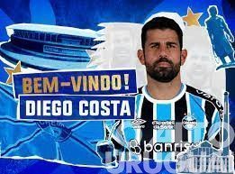 Grêmio anuncia a contratação de Diego Costa