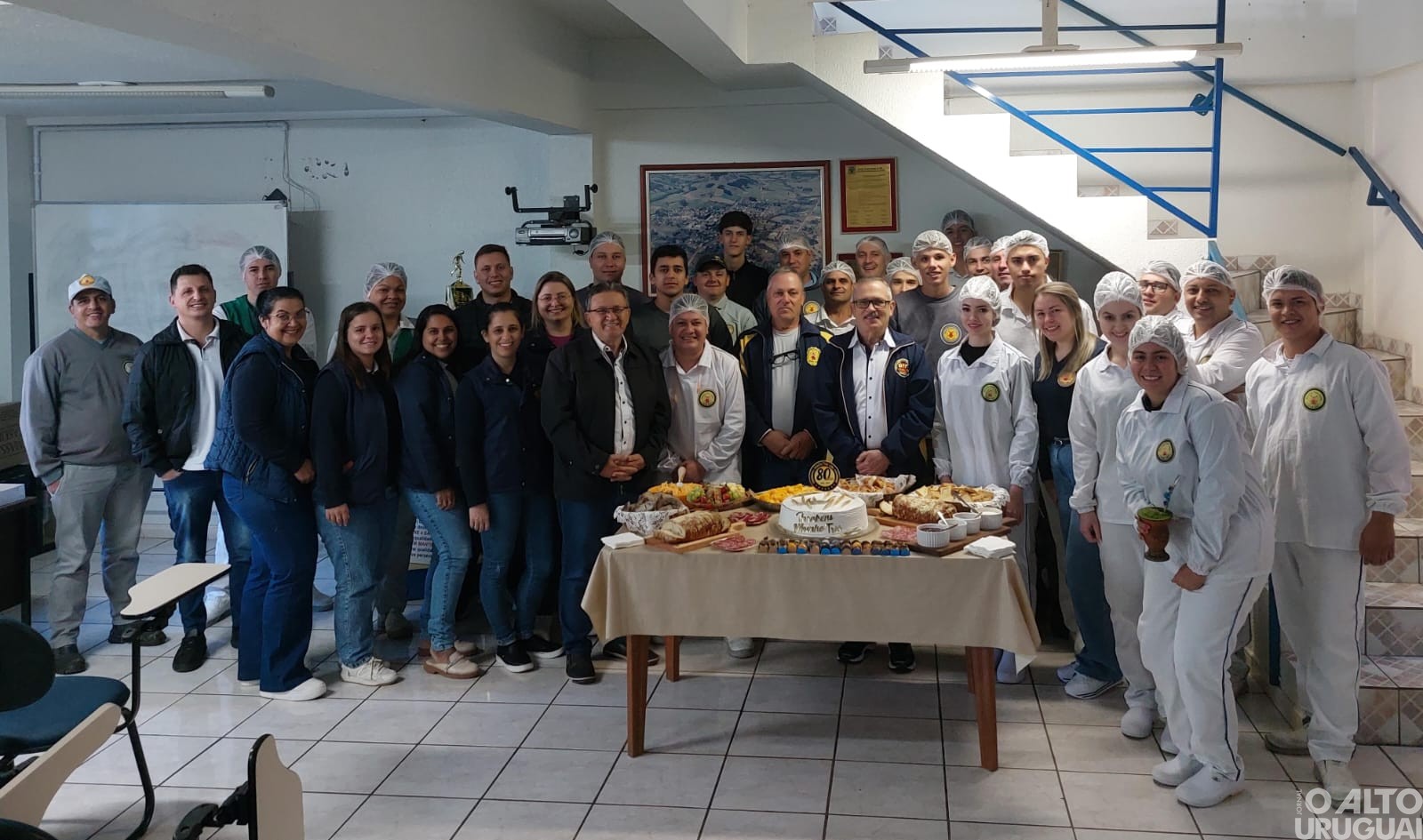 Moinho Tres celebra 80 anos com café da manhã especial para colaboradores