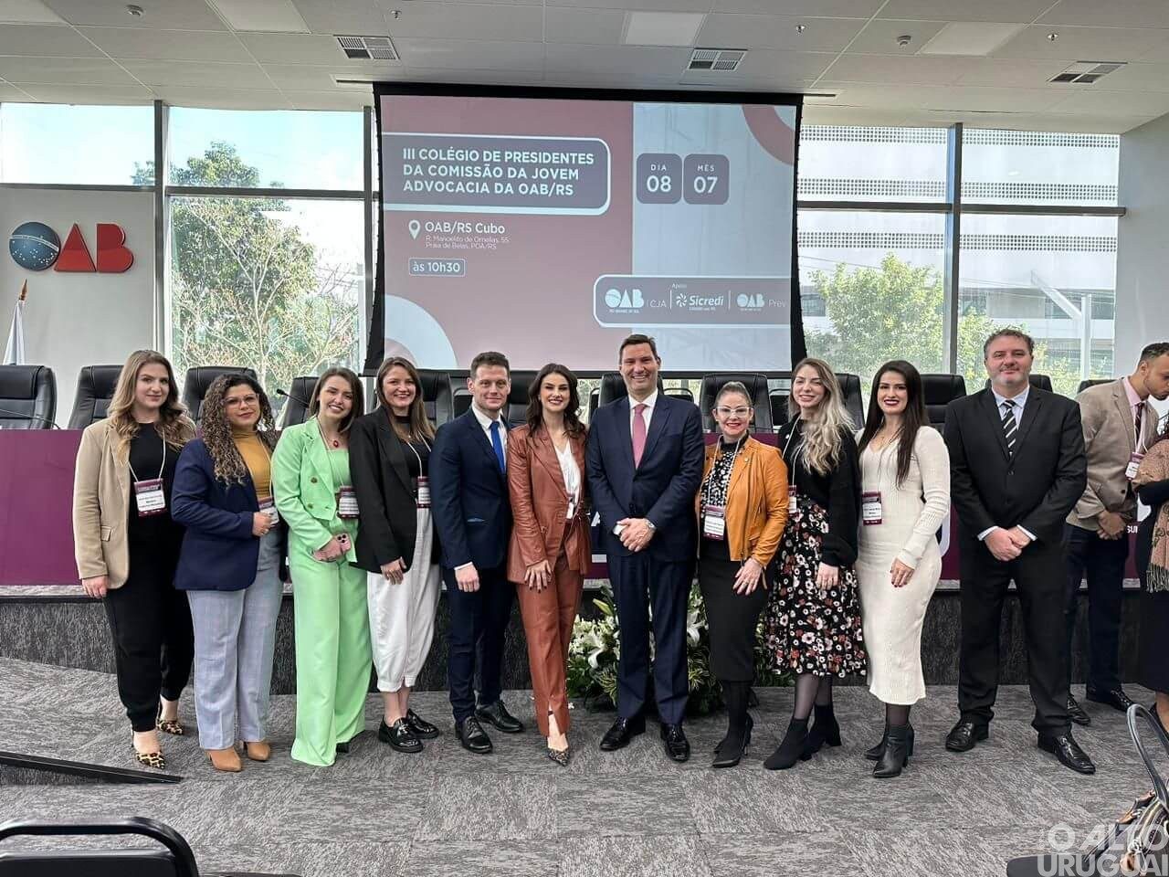 Representantes da subseção participam de reunião com presidente da OAB/RS