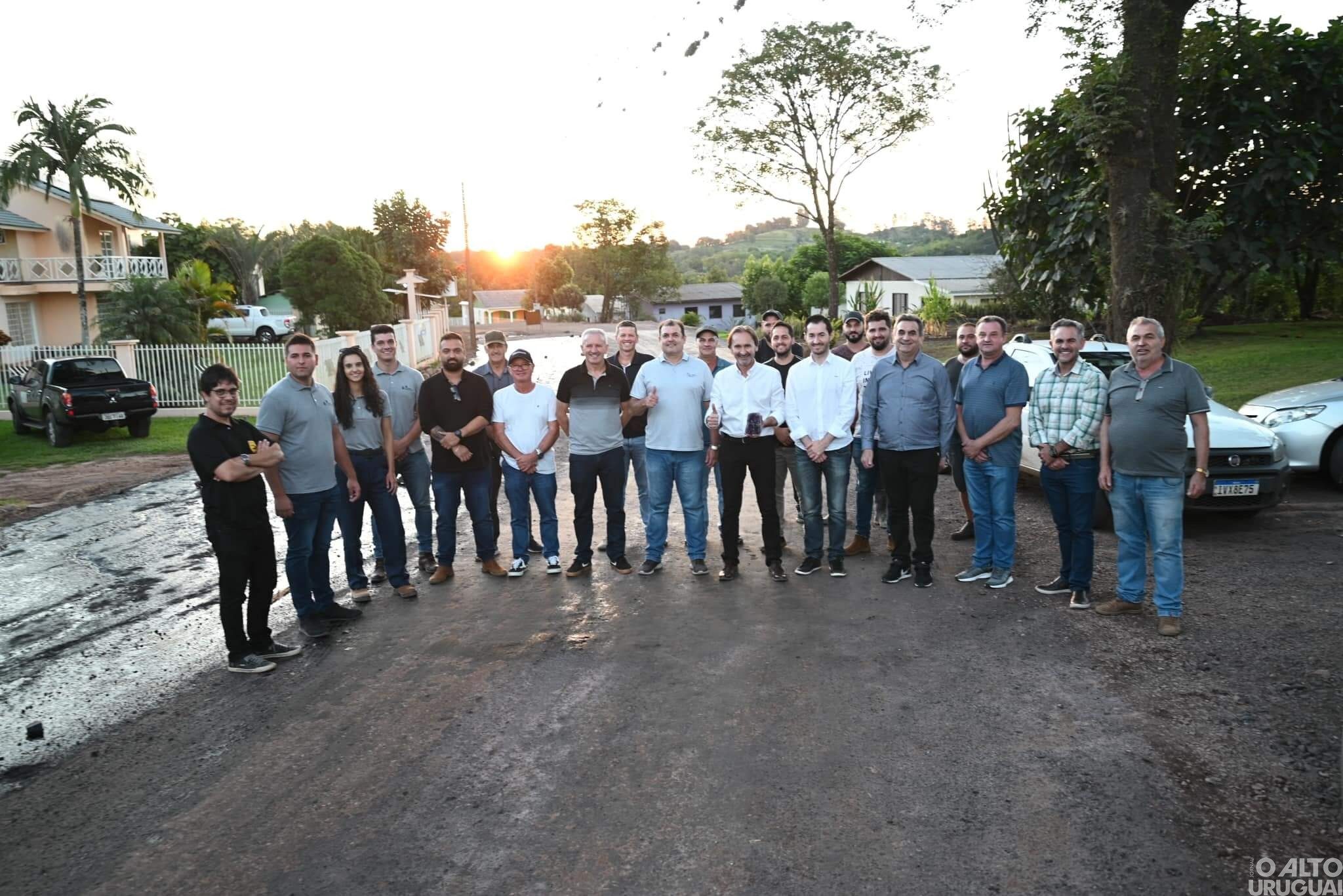 Secretário de Logística e Transporte do RS vistoria obras na região