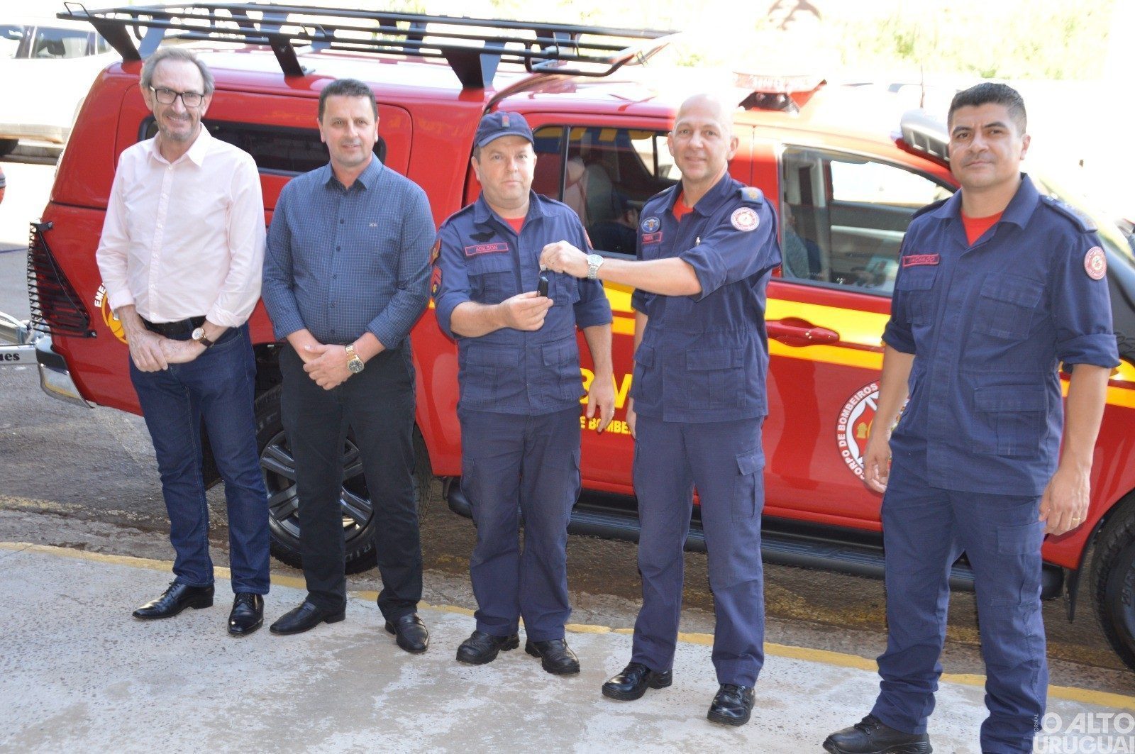 Corpo de Bombeiros de FW recebe nova viatura