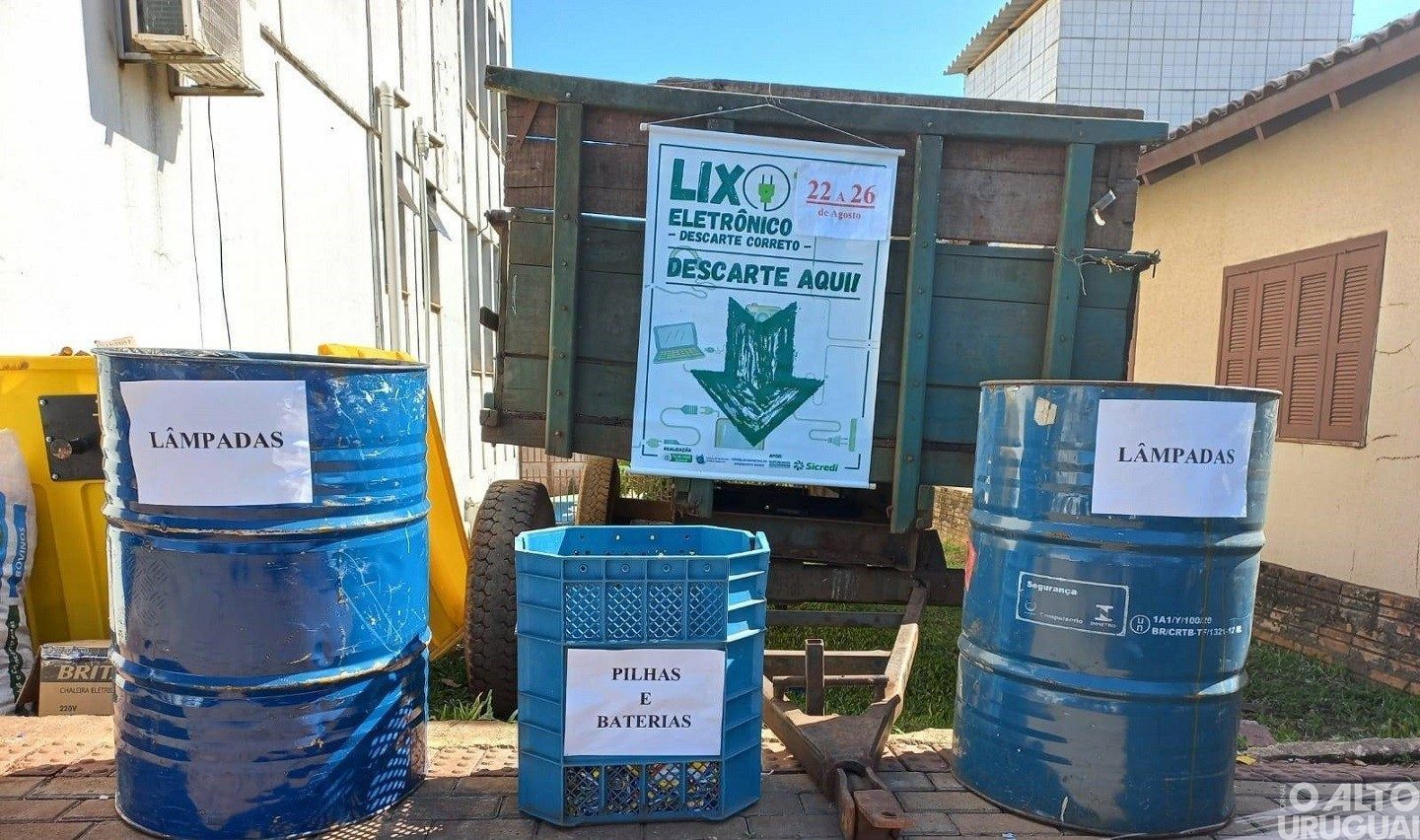 Agricultura e Meio Ambiente de Palmitinho promovem campanha