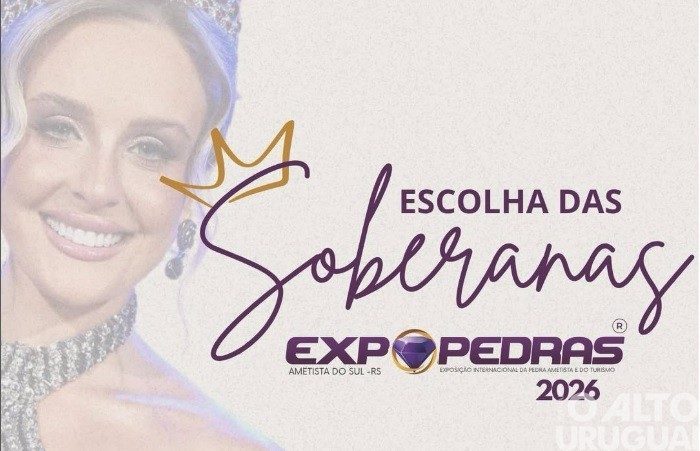 Inscrições abertas para a Escolha das Soberanas da Expopedras