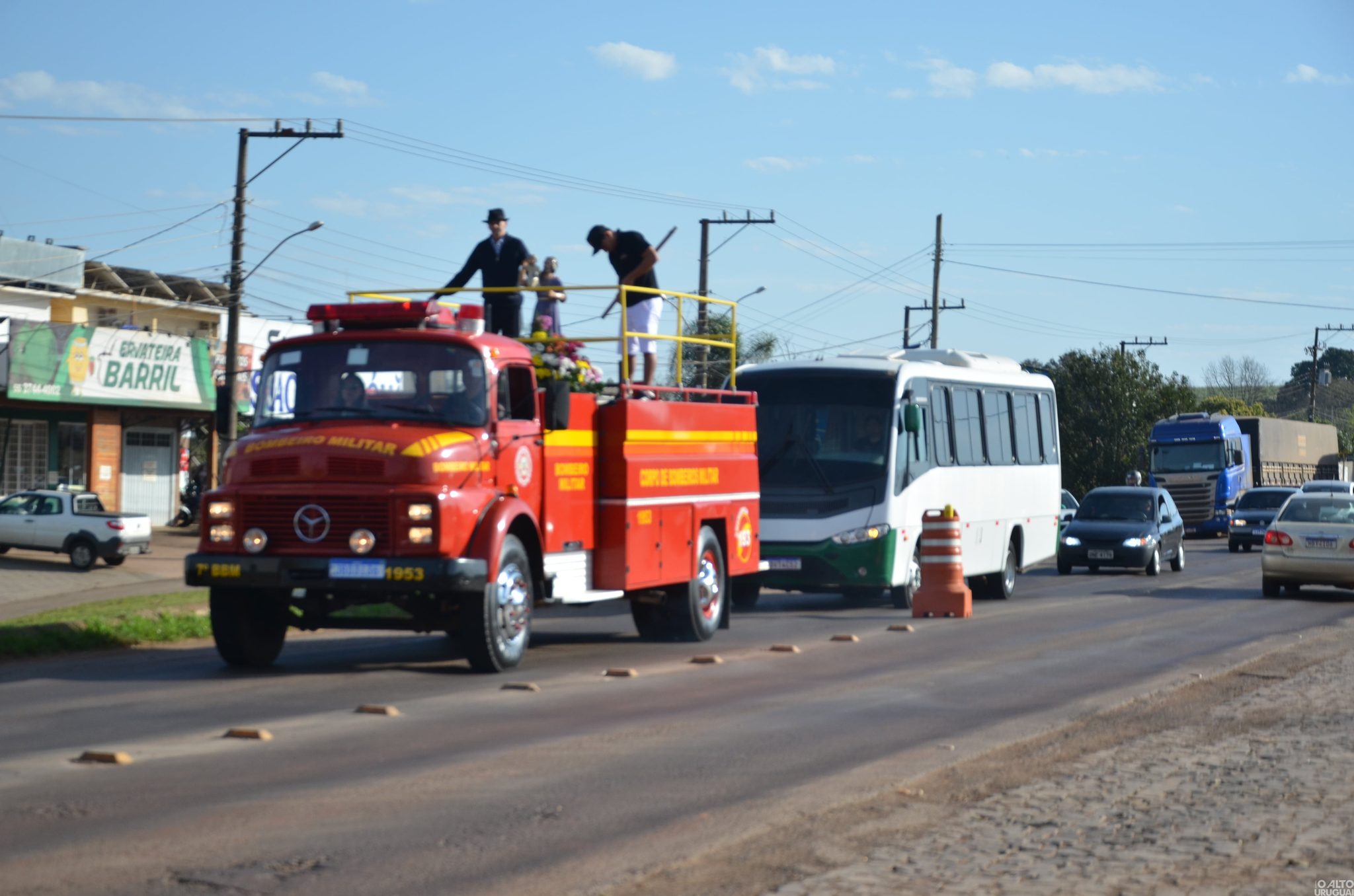 Carreata e missa celebram São Cristóvão e Dia do Colono e Motorista em FW