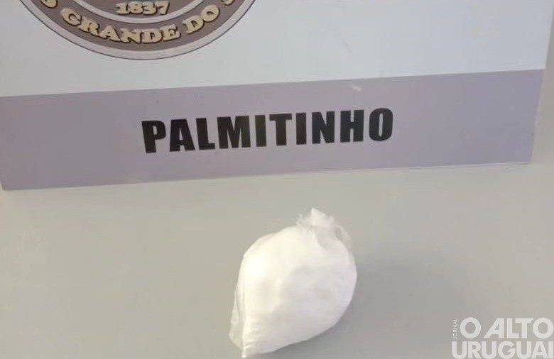 Tráfico de drogas gera prisão em Palmitinho