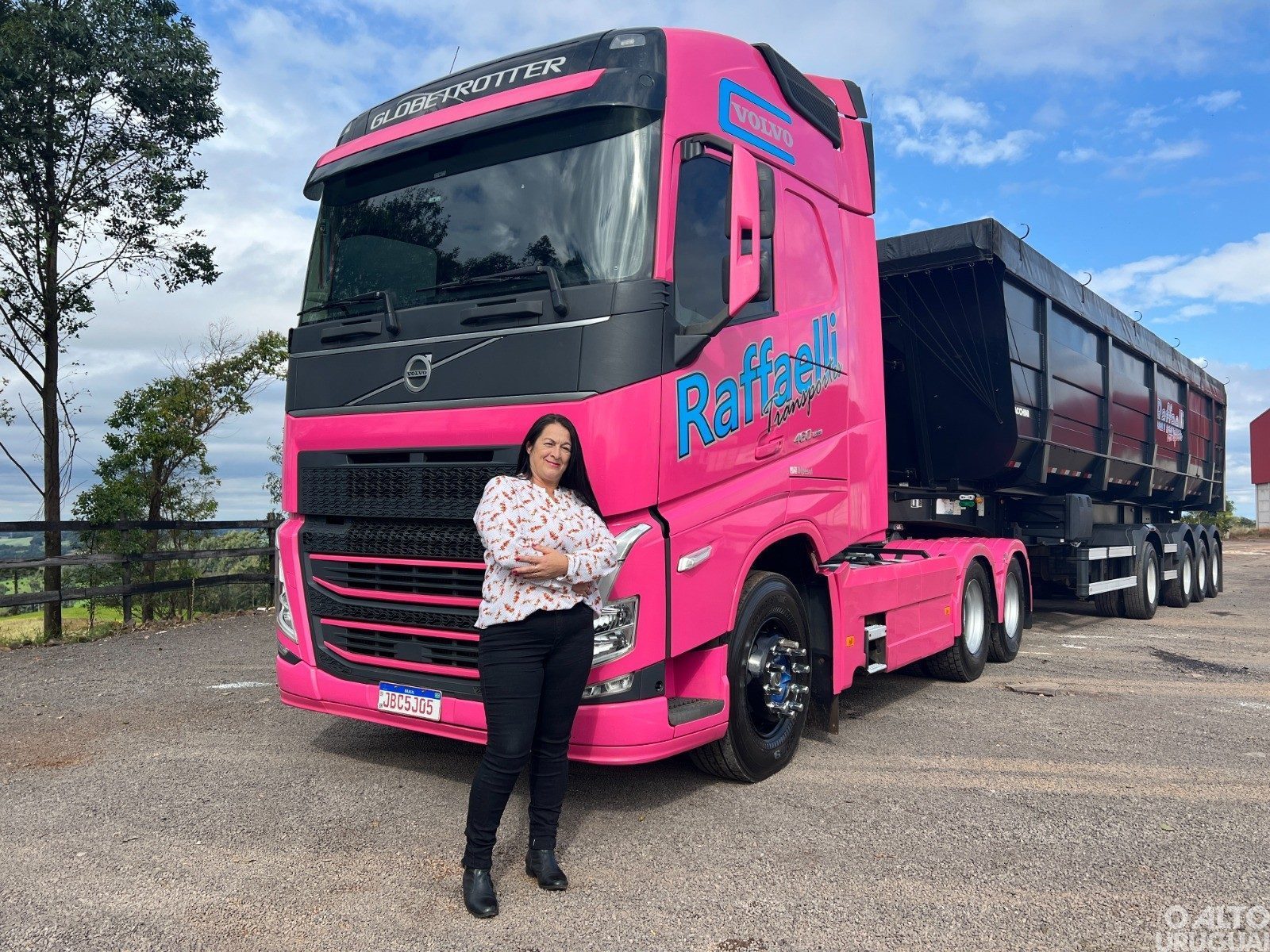 Uma força feminina nas estradas