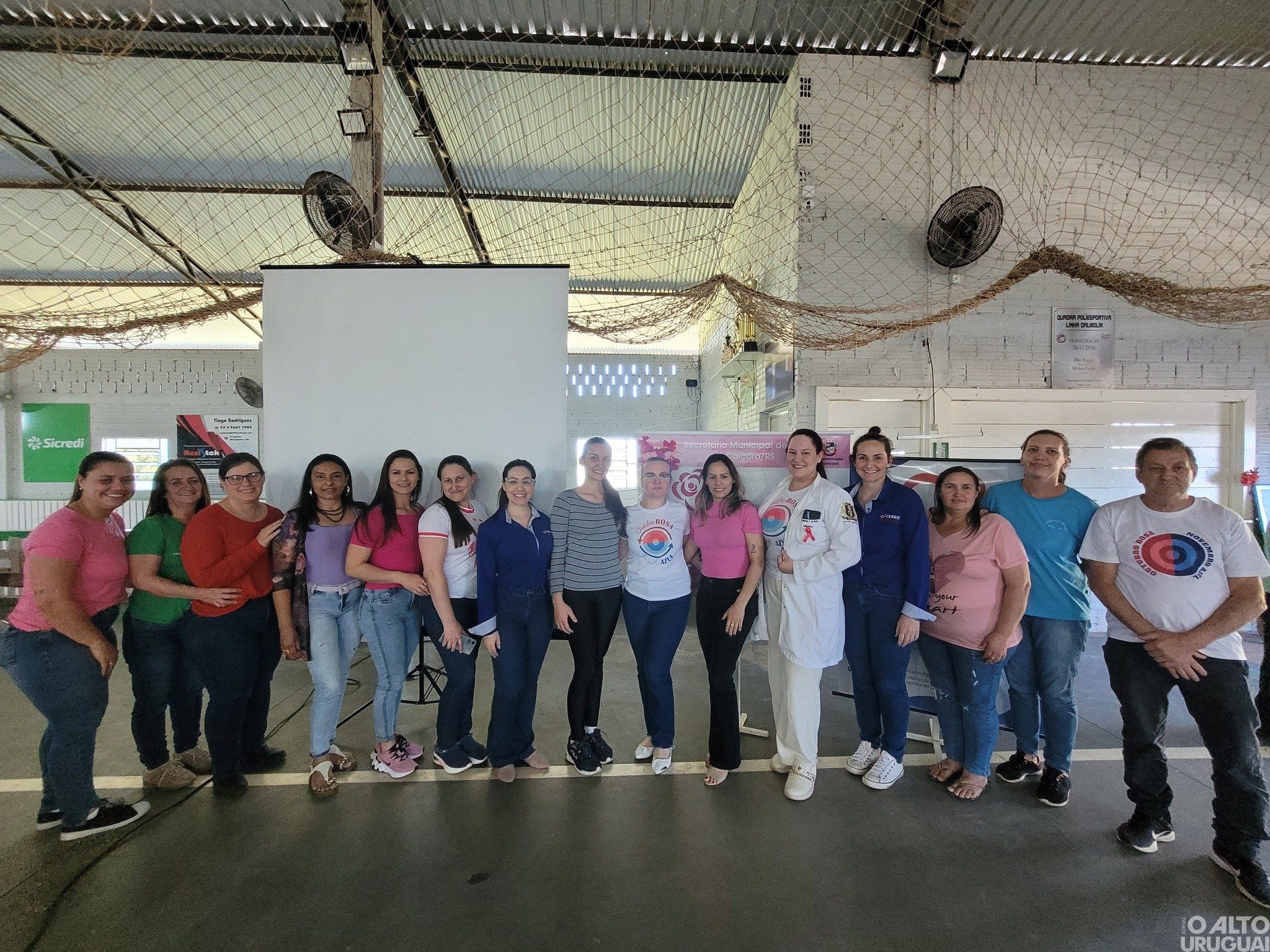 Saúde promove encontro sobre alimentação e prevenção ao câncer de mama em Caiçara
