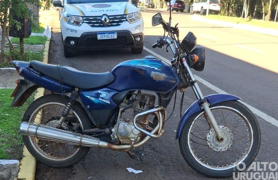 37º BPM prende homem por furto de motocicleta em Iraí