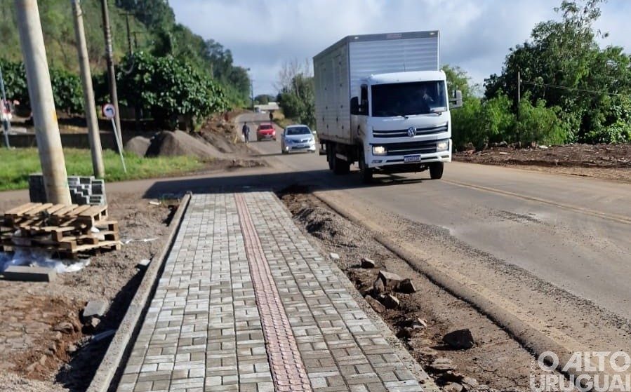 Iniciam obras do calçadão no Pro Morar em Planalto