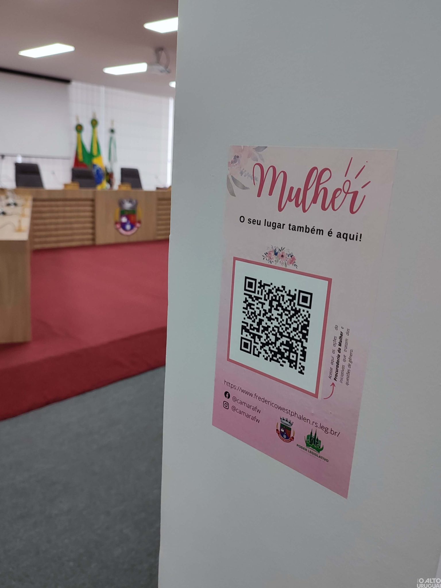 QR Code divulga ações da Procuradoria Especial da Mulher