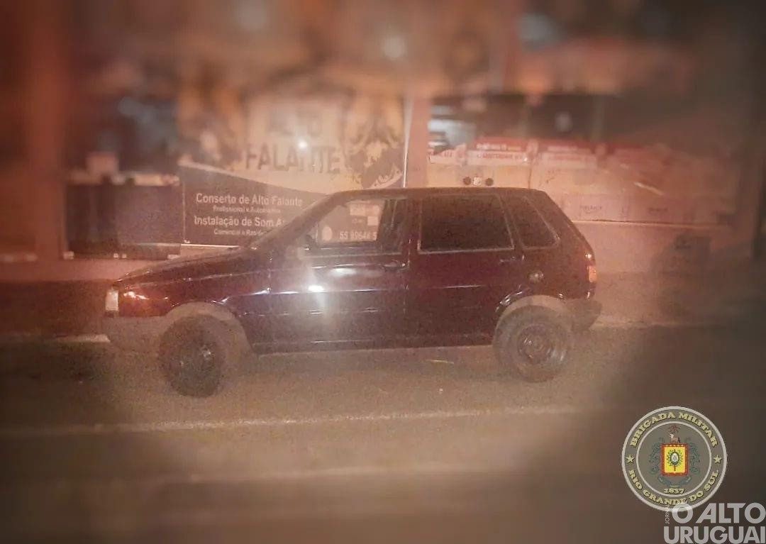 Brigada Militar prende indivíduo por furto de veículo em FW