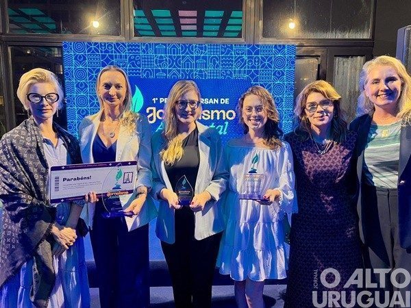 Jornal O Alto Uruguai conquista 3º lugar no 1º Prêmio Corsan de Jornalismo Ambiental