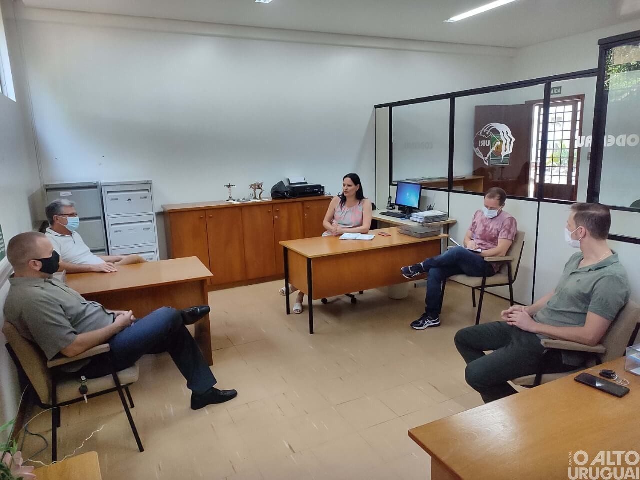 Presidente da Câmara de FW conhece trabalho do Codemau