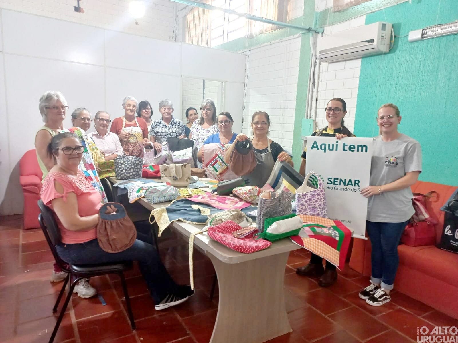 Cras de Jaboticaba promove curso de artesanato em patchwork