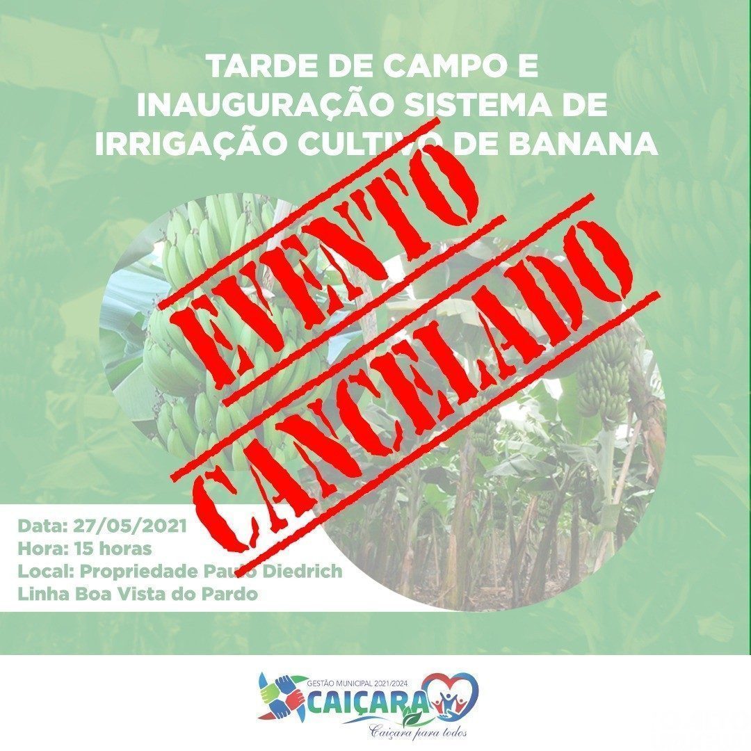 Tarde de Campo é cancelada em Caiçara