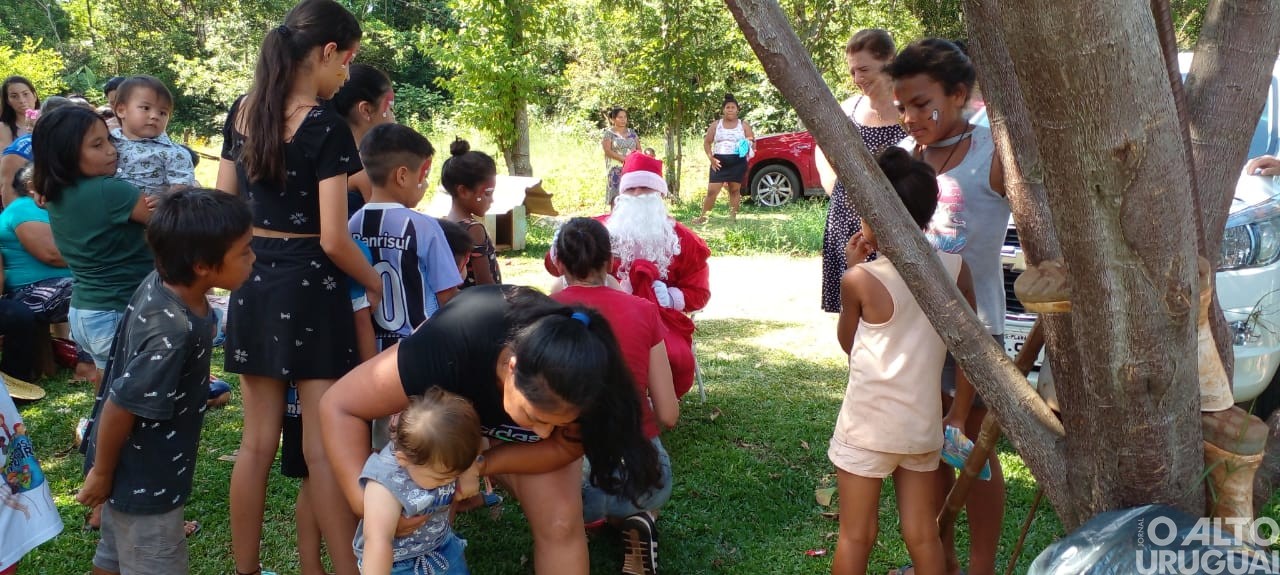 Ação beneficia crianças da aldeia indígena de Planalto