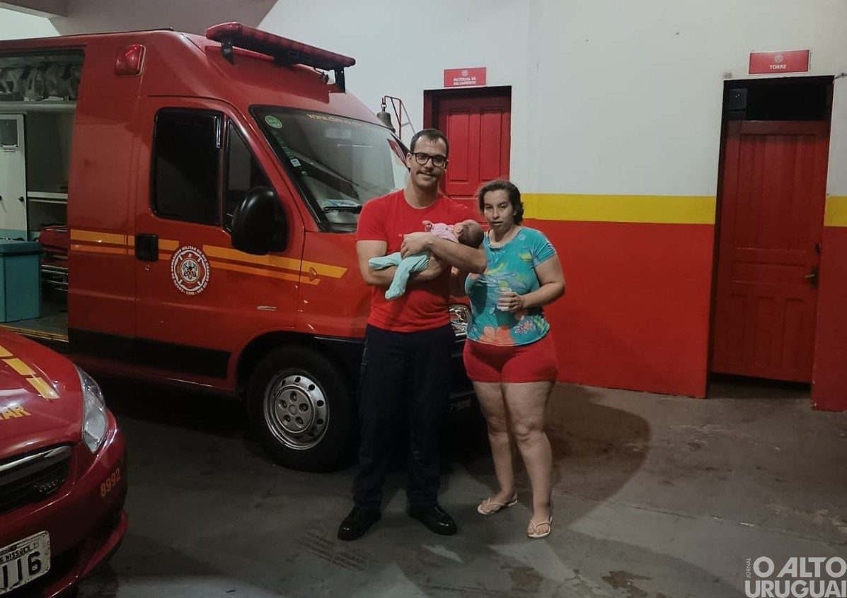 Bombeiros de Palmeira das Missões salvam a vida de recém-nascida