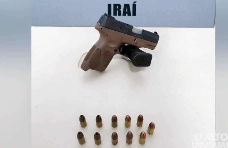 BM prende indivíduo por porte ilegal de arma de fogo em Iraí