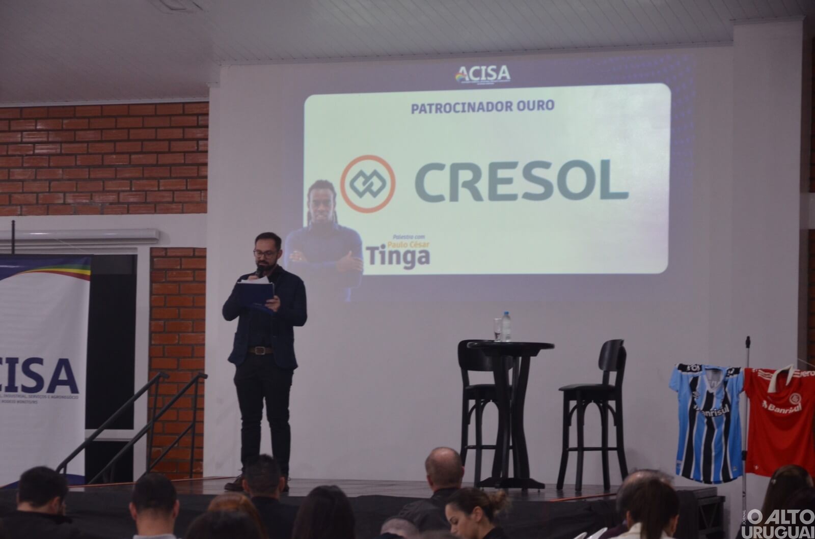 Acisa promove palestra com Paulo César Tinga