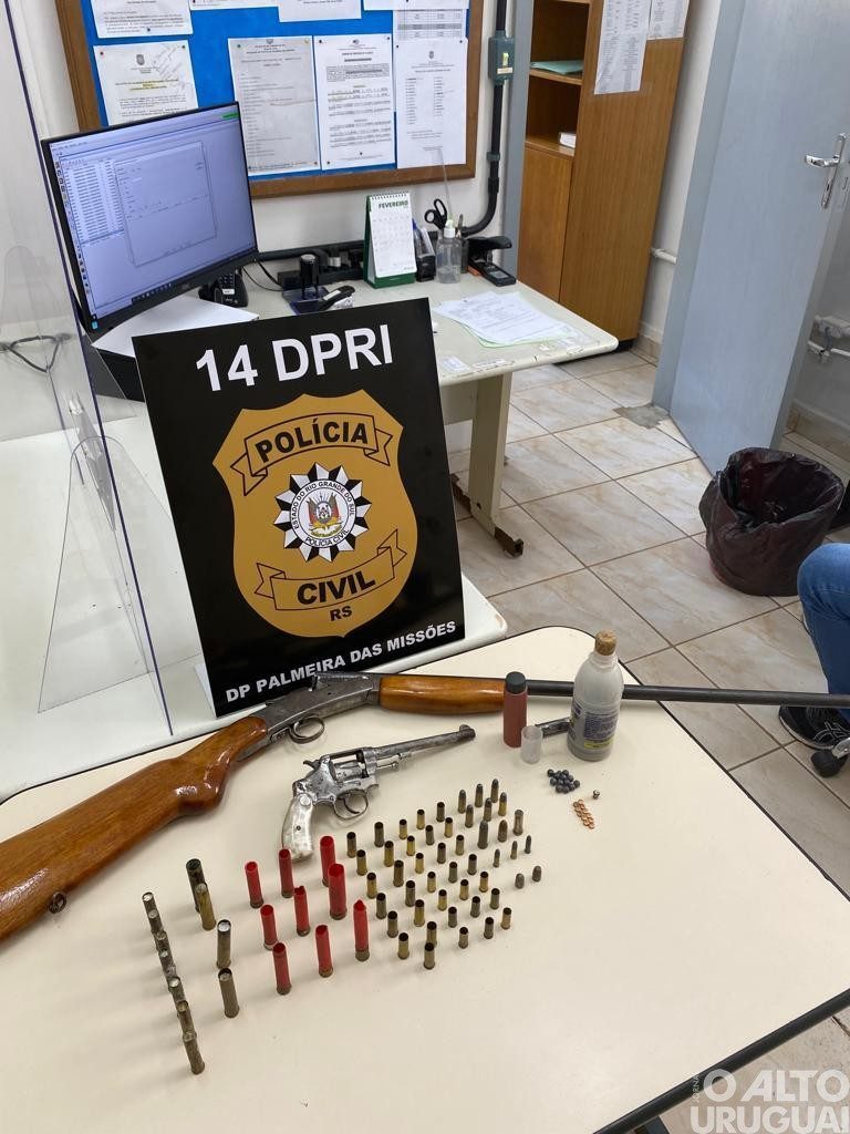 Homem é preso por porte ilegal de arma de fogo