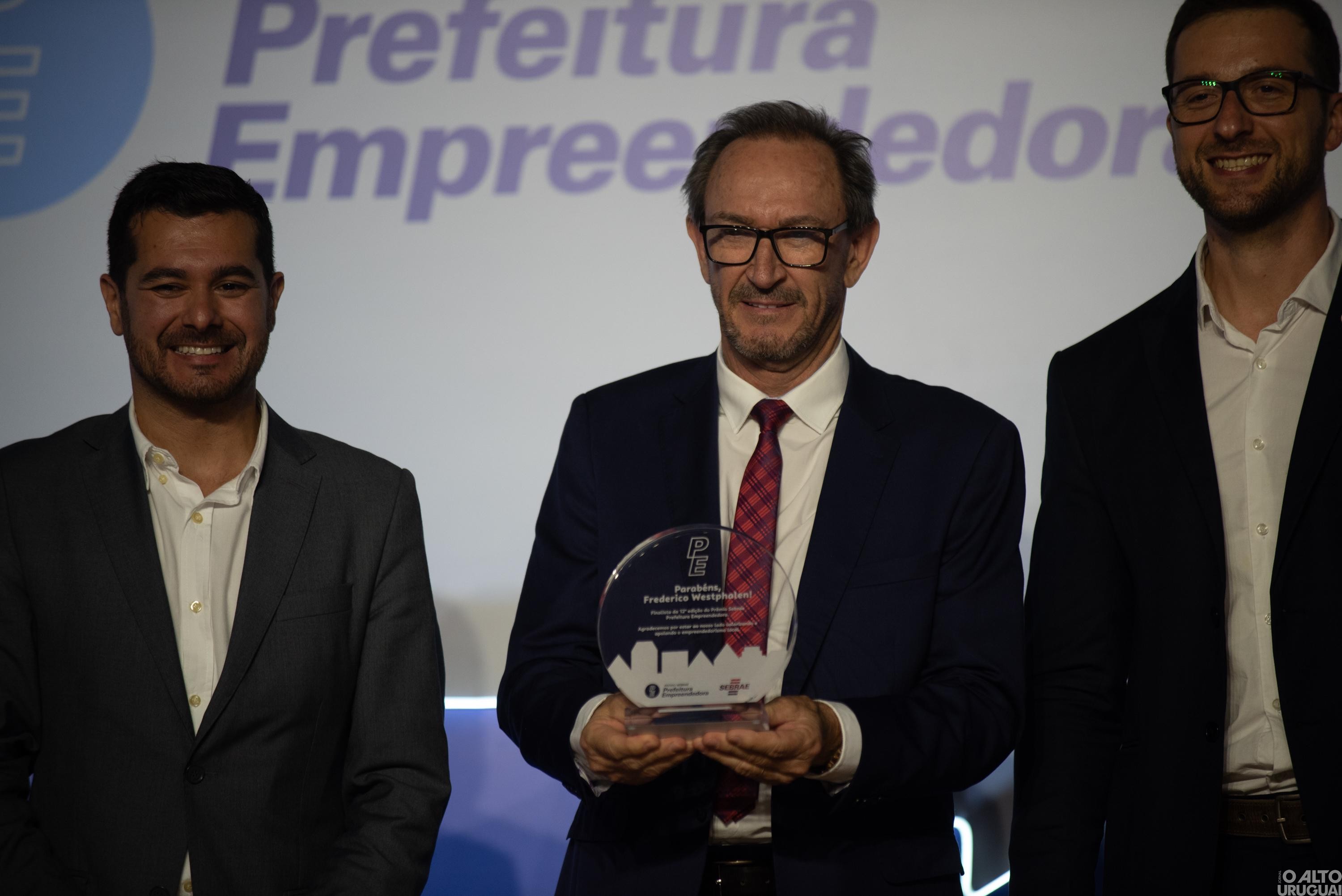 Frederico Westphalen fica em primeiro lugar em prêmio estadual do Sebrae