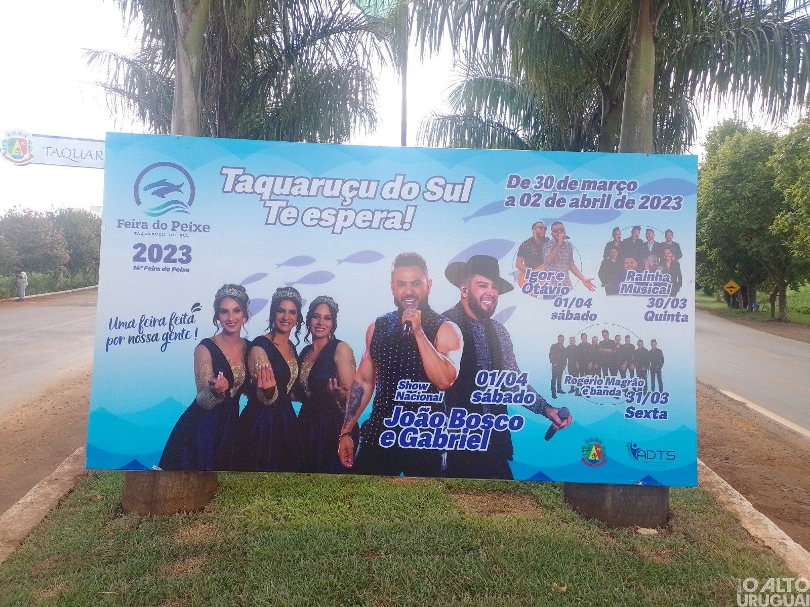 Contagem regressiva para a Feira do Peixe de Taquaruçu do Sul