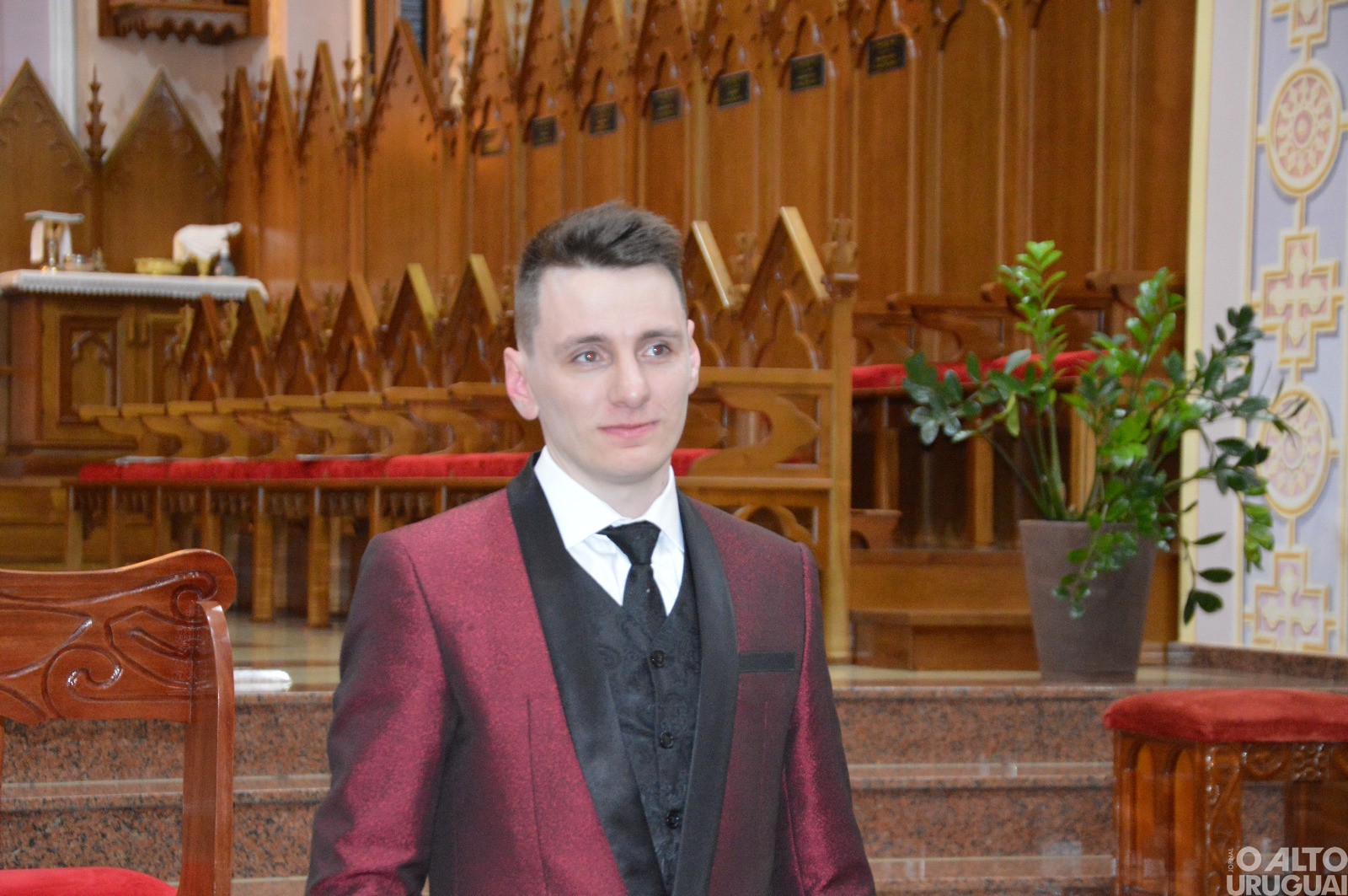 Adriano Cerato e Fernanda de Marco casam-se na Catedral Santo Antônio