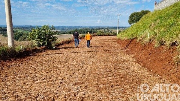 Administração de Seberi dá início à pavimentação no acesso ao bairro Santo Antônio