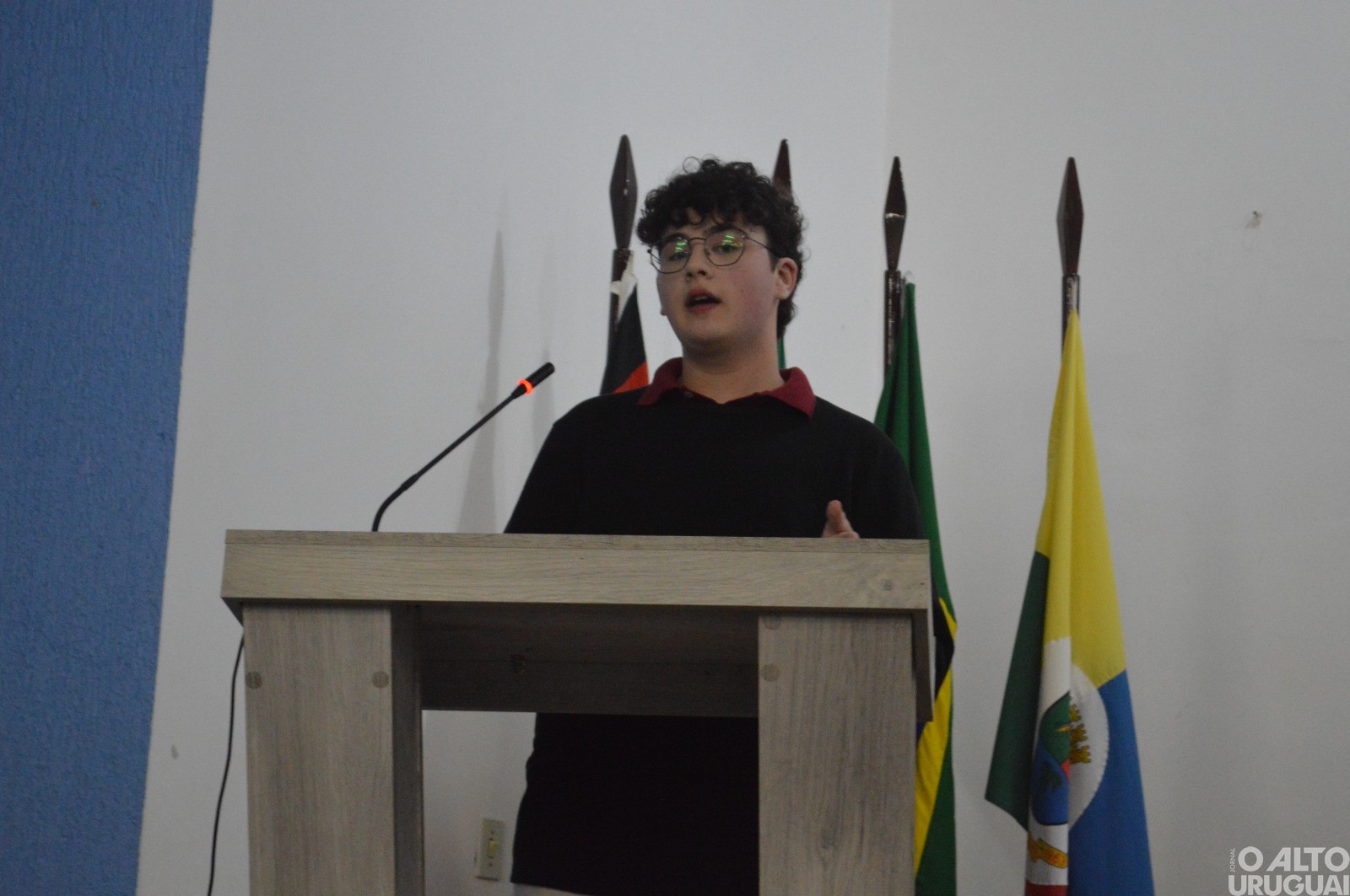 Estudantes de Rodeio Bonito participam da final do Concurso de Oratória nas Escolas
