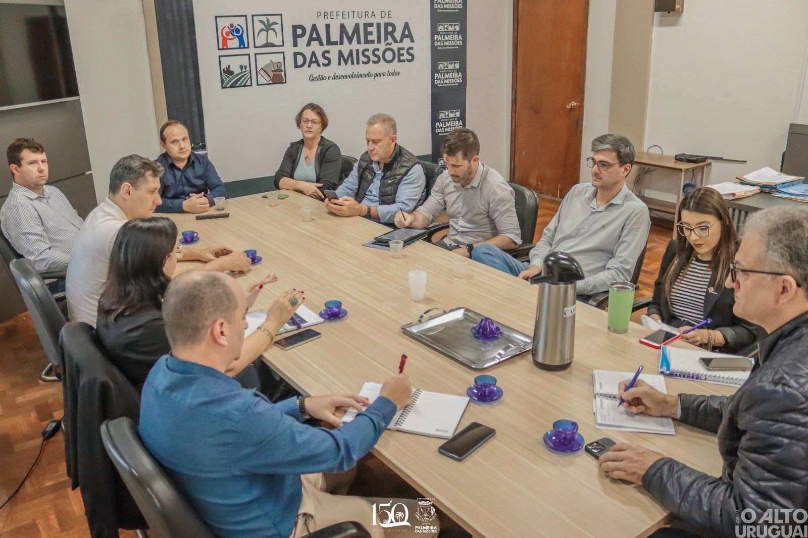 URI/FW e prefeituras realizam reunião de planejamento de pavimentação